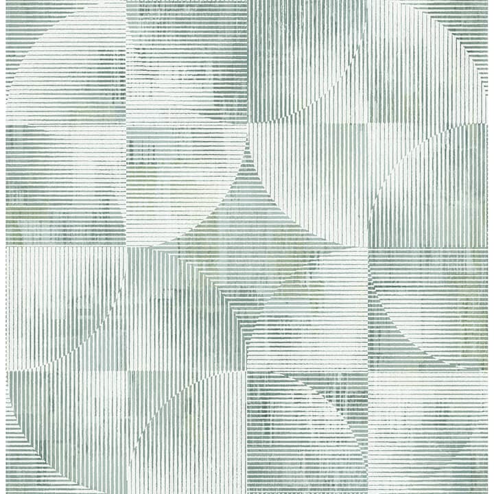 Woodbine Sage Abstract Geometric Wallpaper