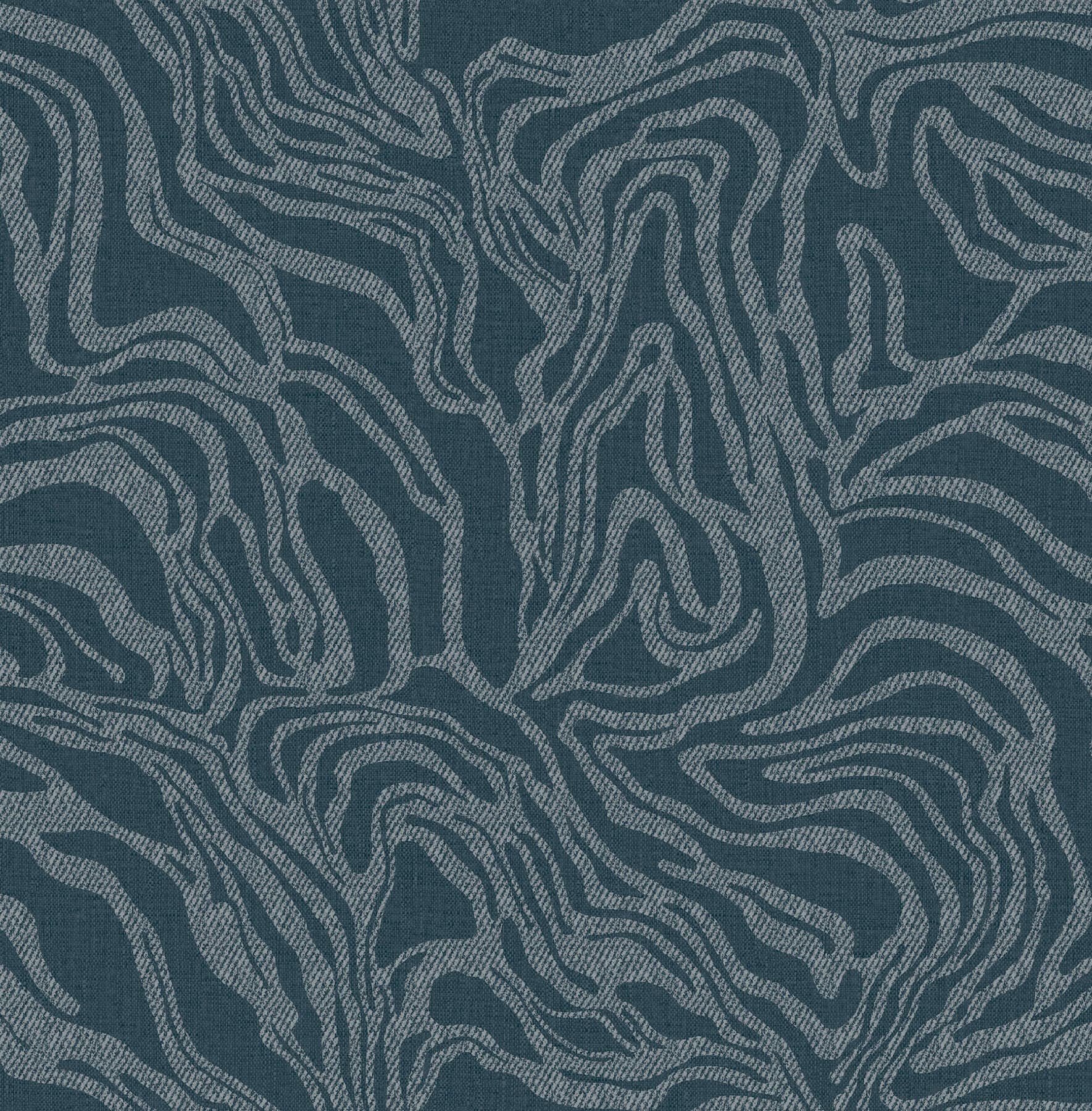 Massar Teal Modern Marbled Wallpaper