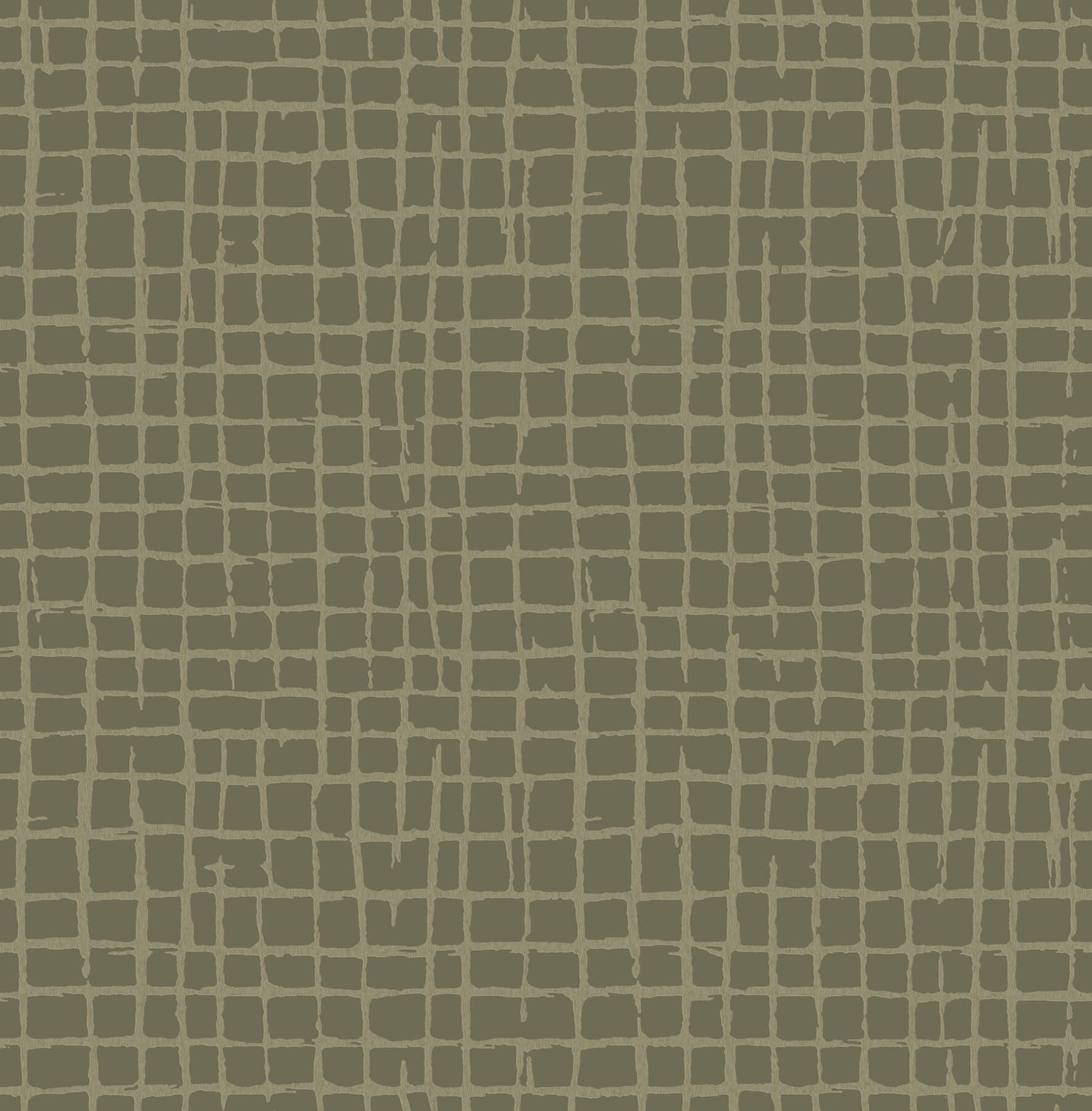 Albin Moss Gridline Wallpaper