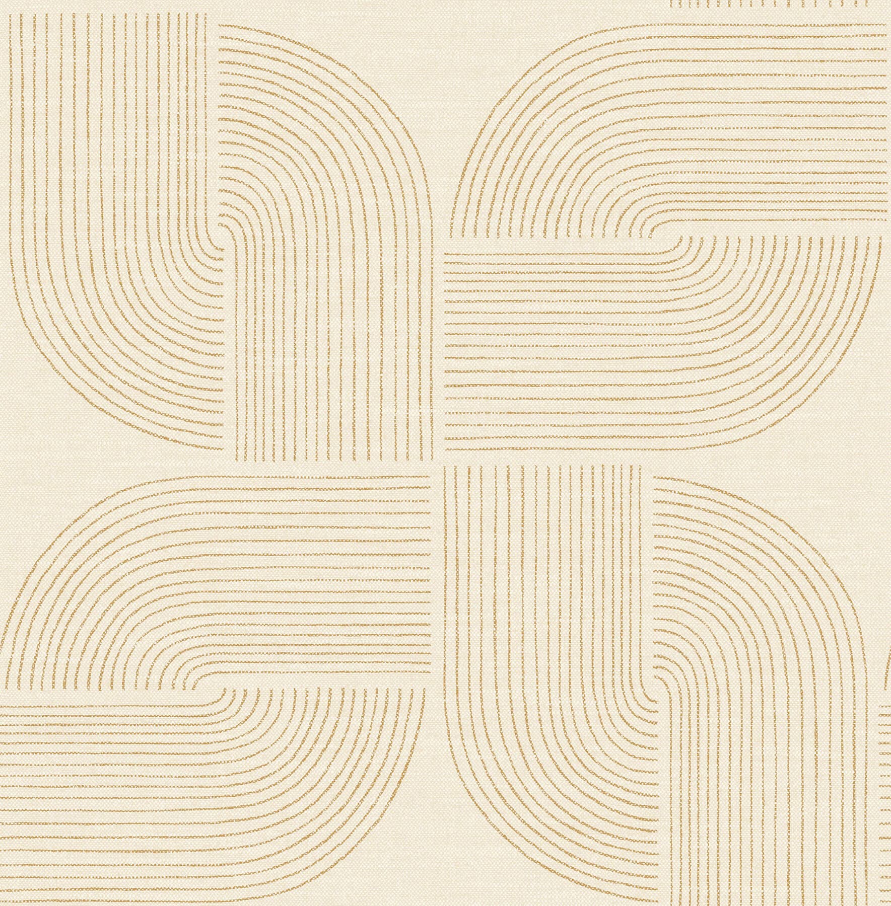 Savoye Wheat Spiral Arches Wallpaper