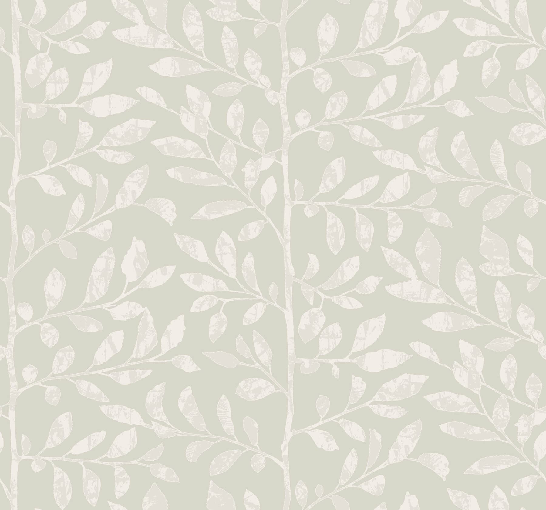 Sagecrest Light Grey Sapling Wallpaper