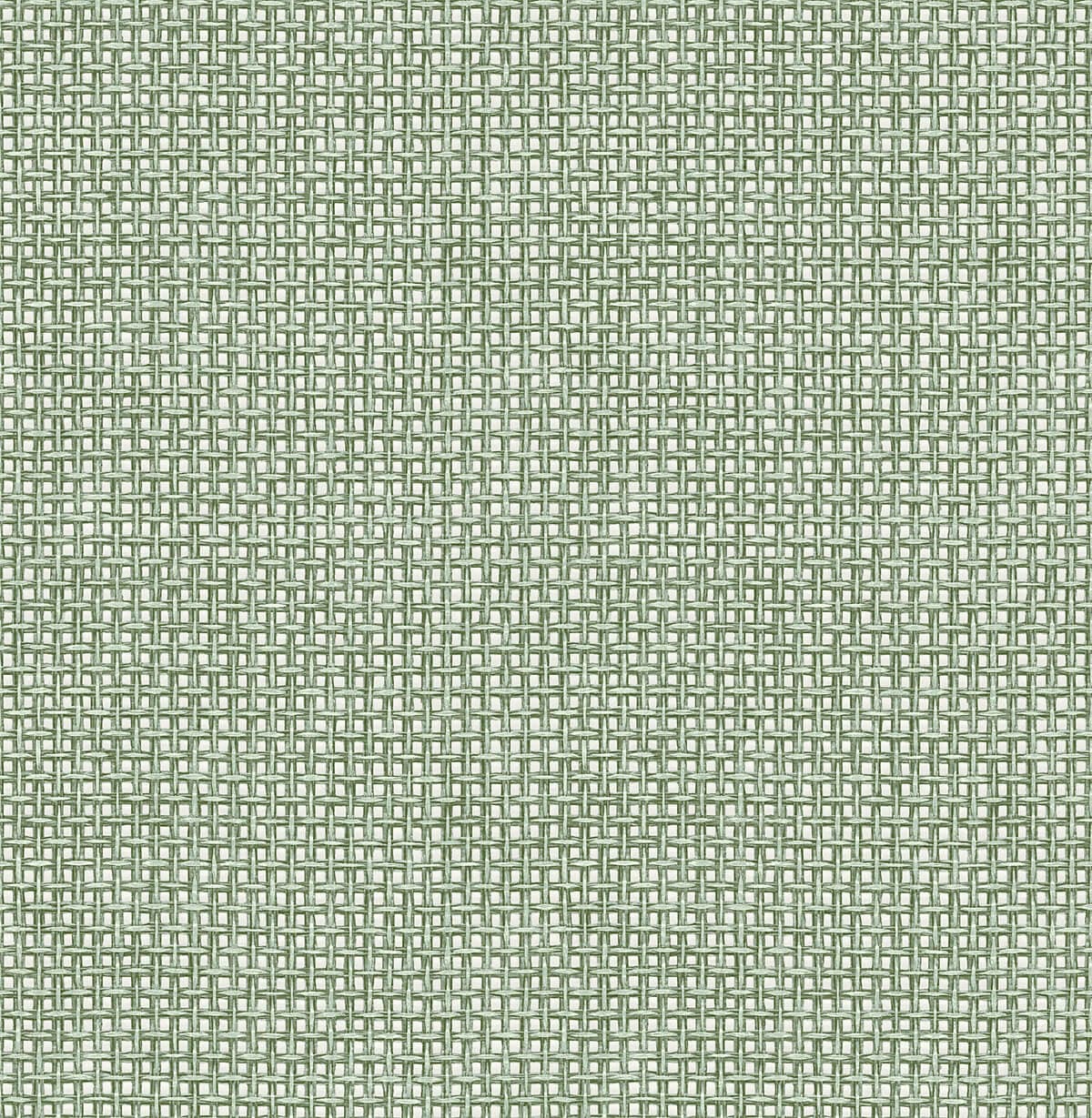 Zia Green Basketweave Wallpaper