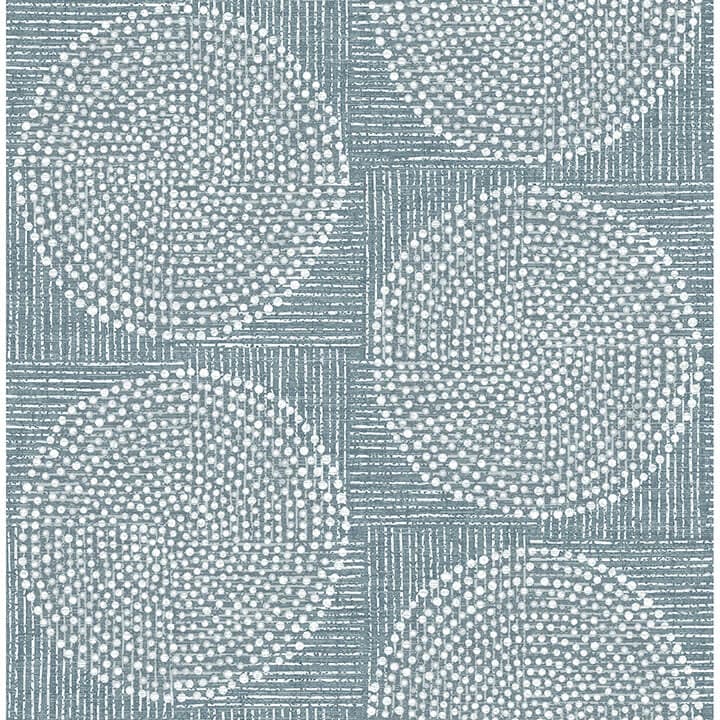 Salma Denim Medallion Wallpaper