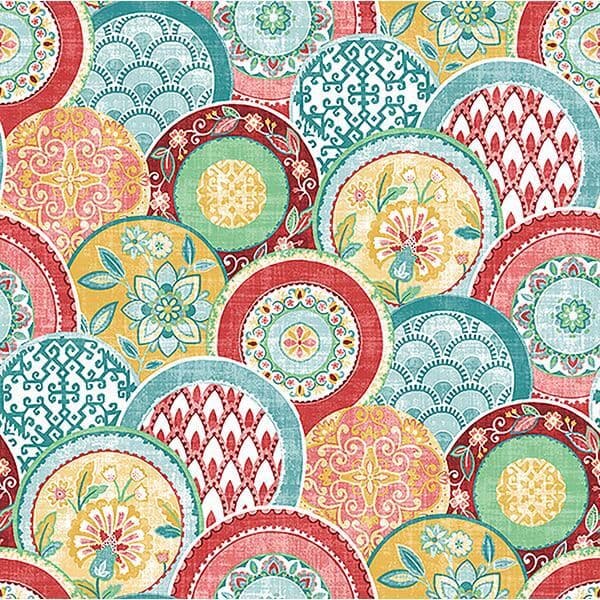 Laguna Coral Plate Wallpaper