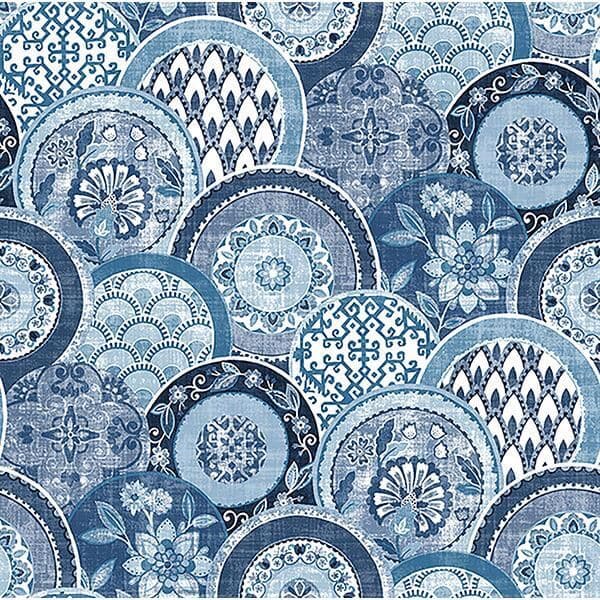 Laguna Blue Plate Wallpaper