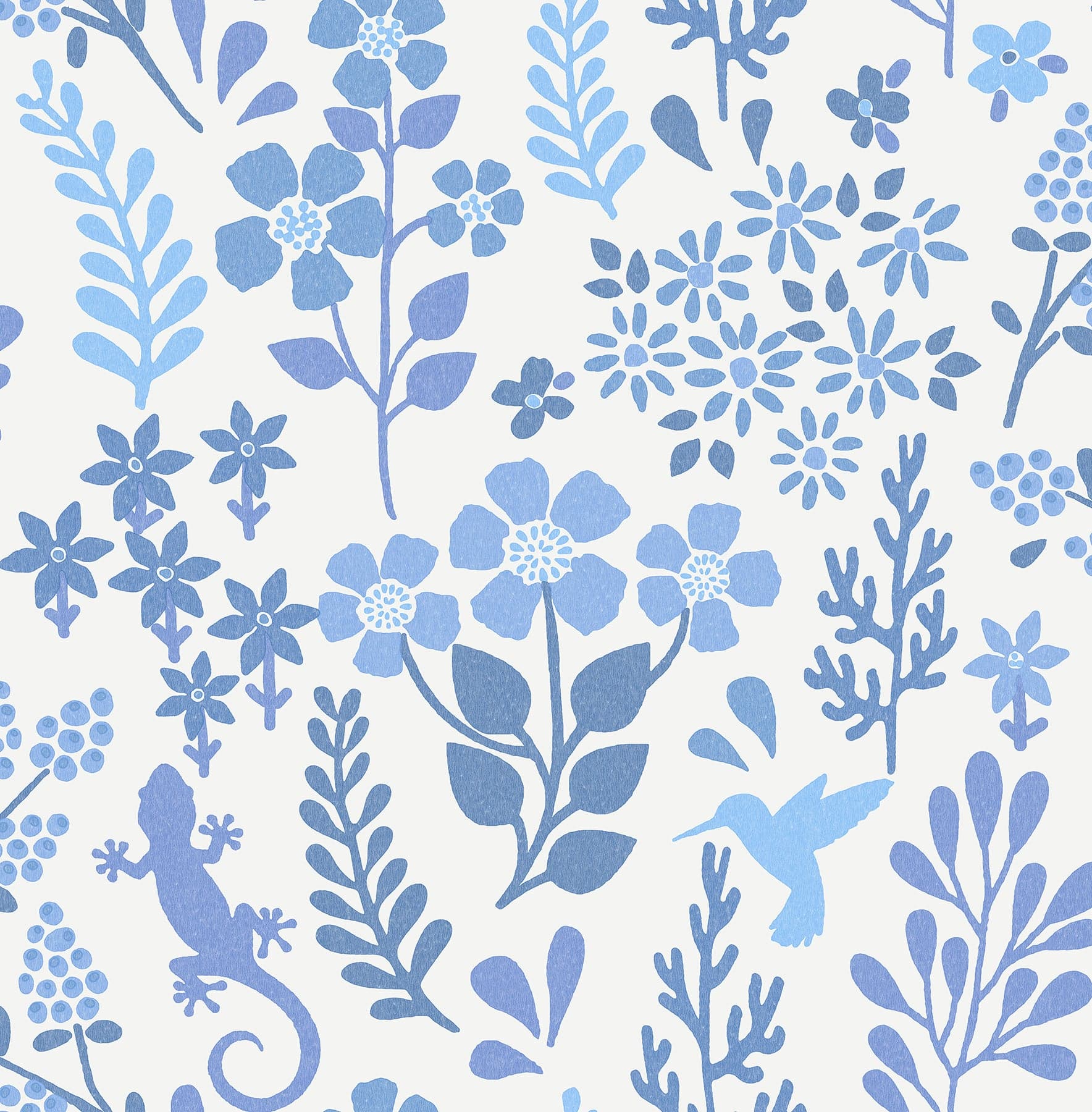Karina Meadow Blue Wallpaper