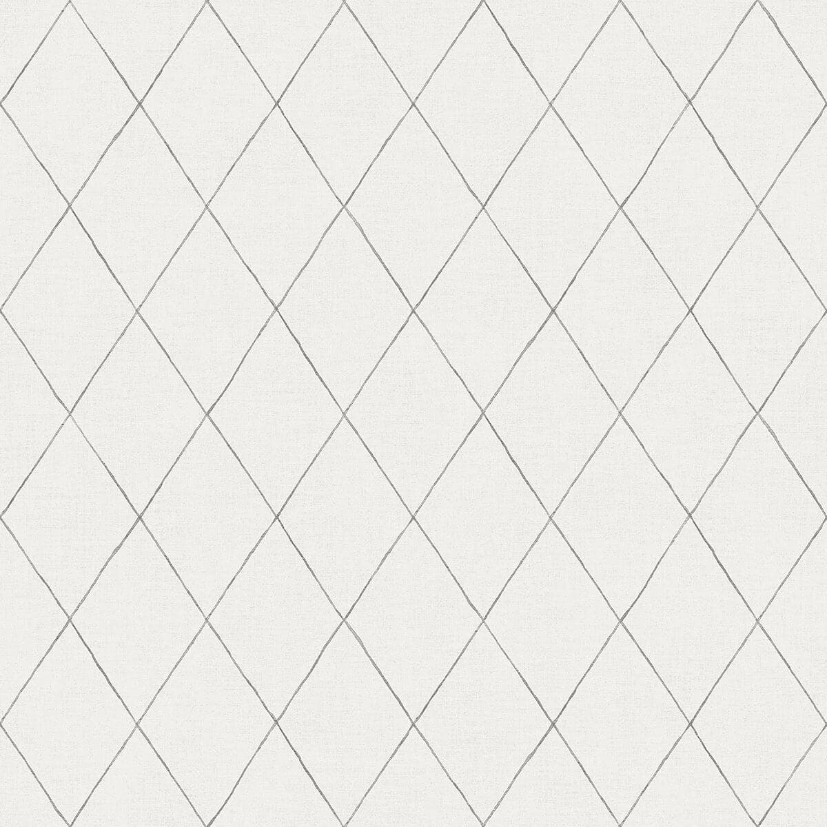 Rhombus Grey Geometric Wallpaper