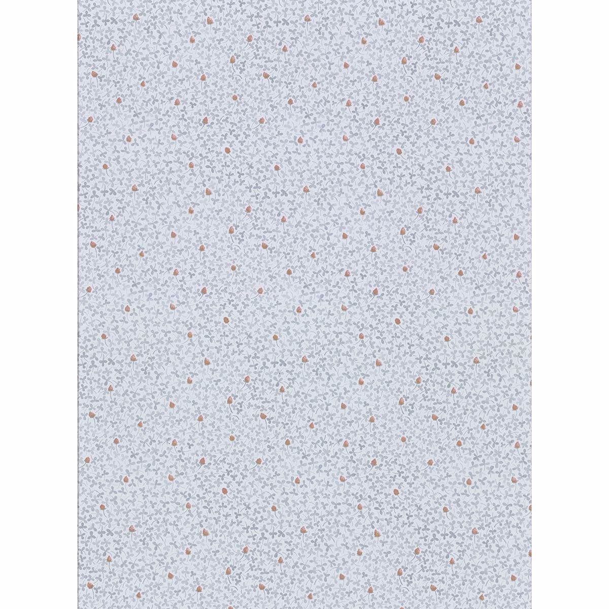Lark Light Blue Botanical Wallpaper