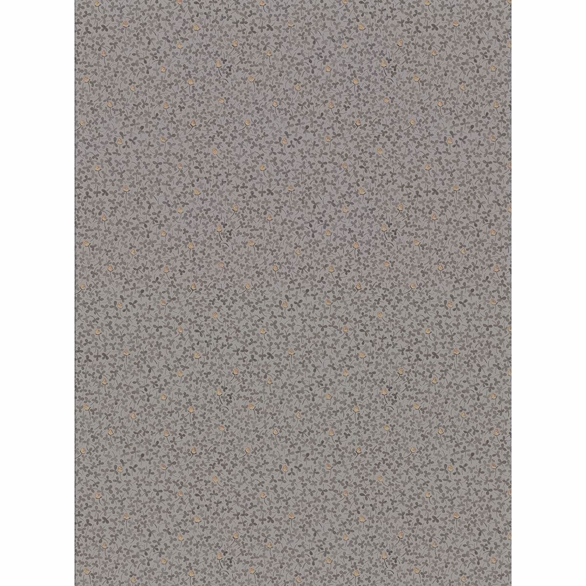 Lark Taupe Botanical Wallpaper