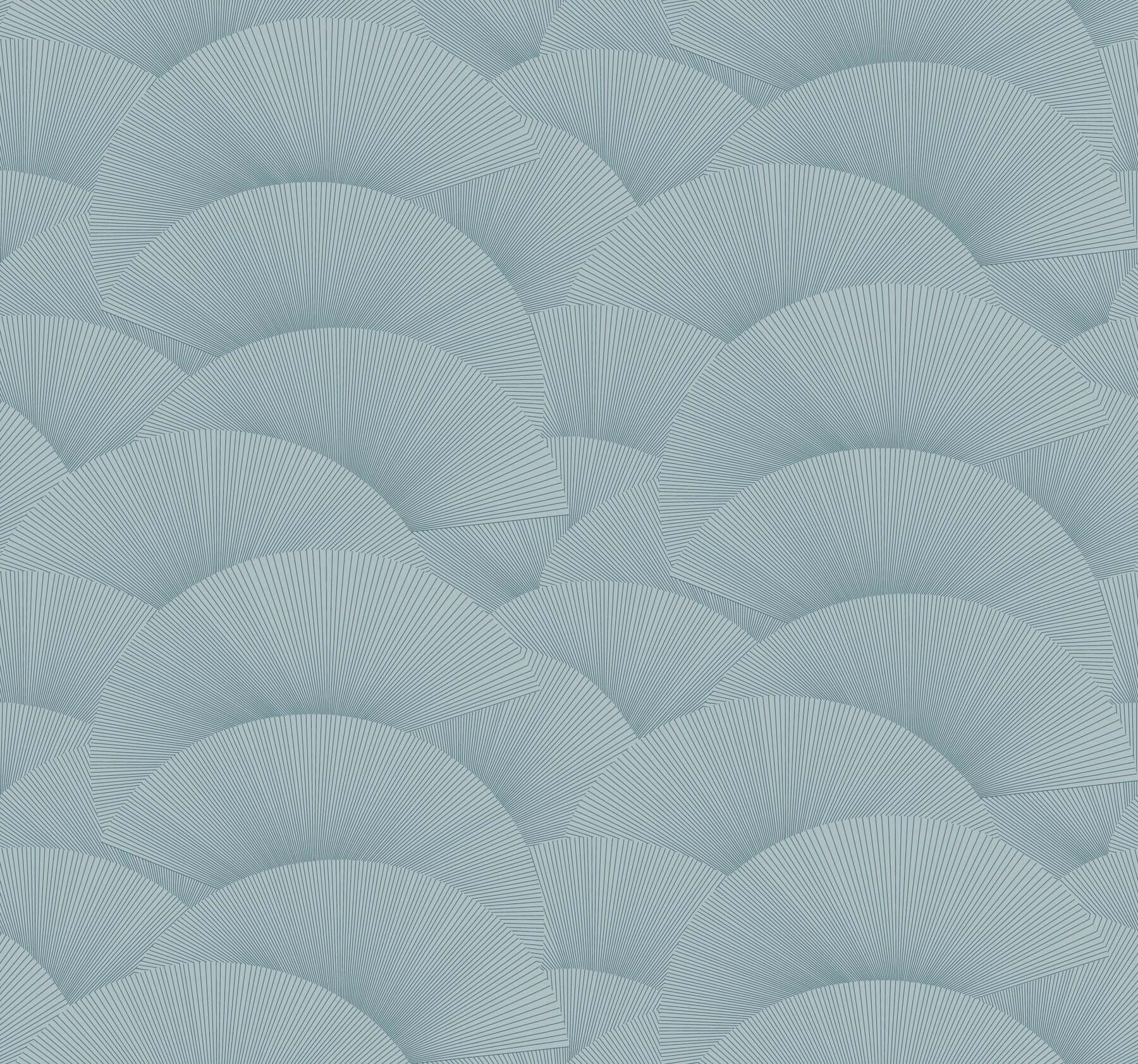 Morning Shell Wallpaper- Blue
