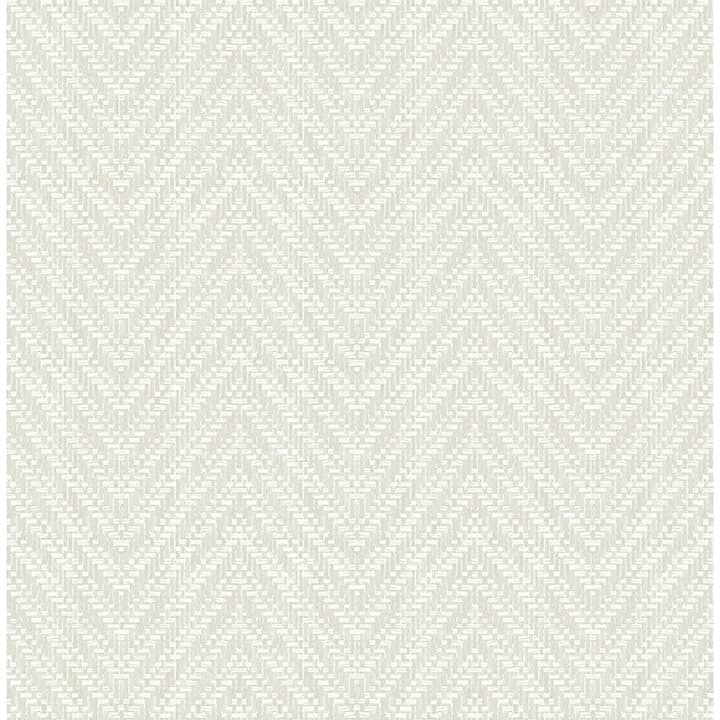 Glynn Silver Chevron Wallpaper