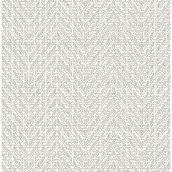 Glynn Light Grey Chevron Wallpaper