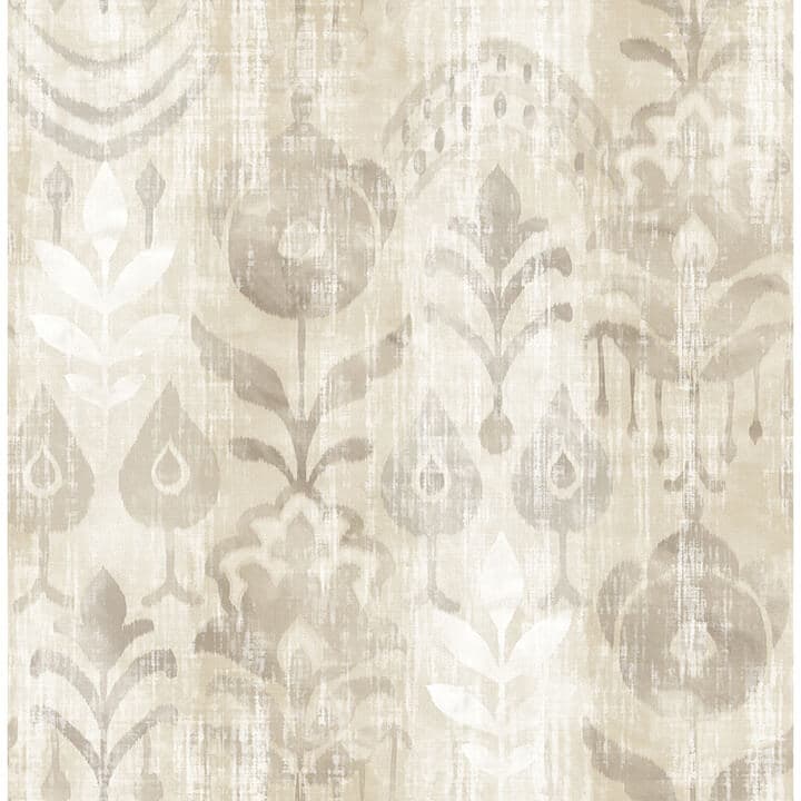 Pavord Neutral Floral Shibori Wallpaper