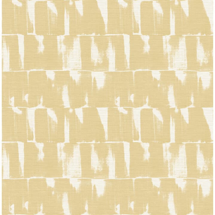 Bancroft Gold Artistic Stripe Wallpaper