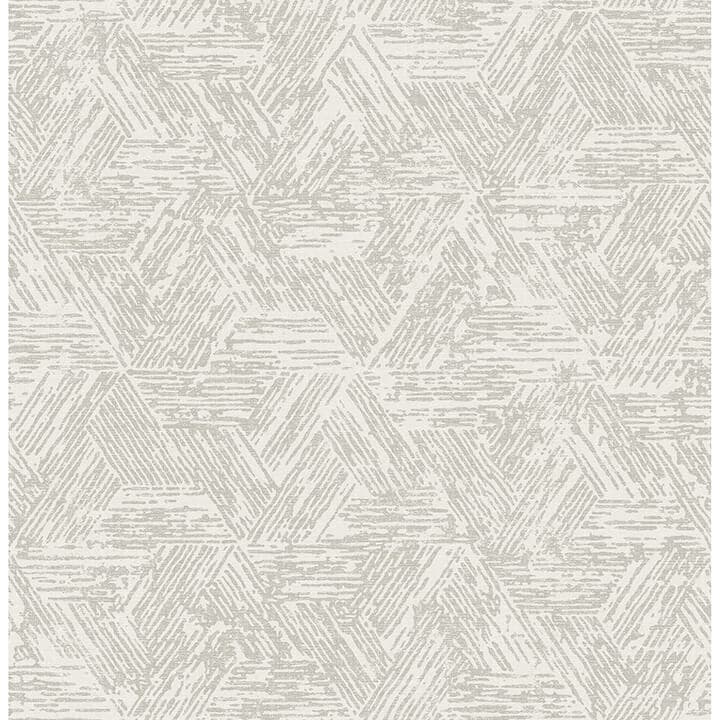 Retreat Grey Quilted Geometric Wallpaper