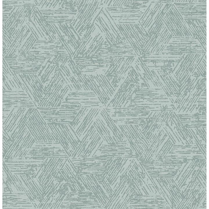 Retreat Denim Quilted Geometric Wallpaper