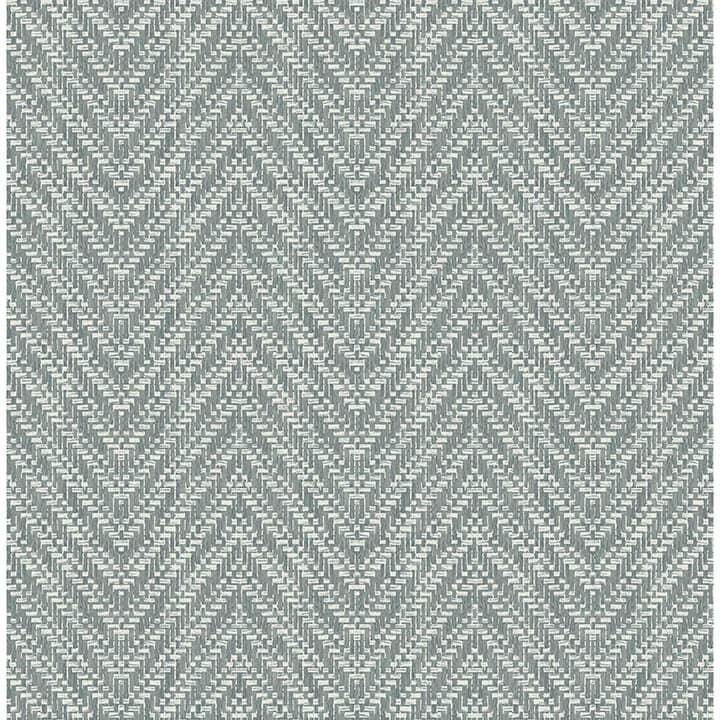 Glynn Denim Chevron Wallpaper