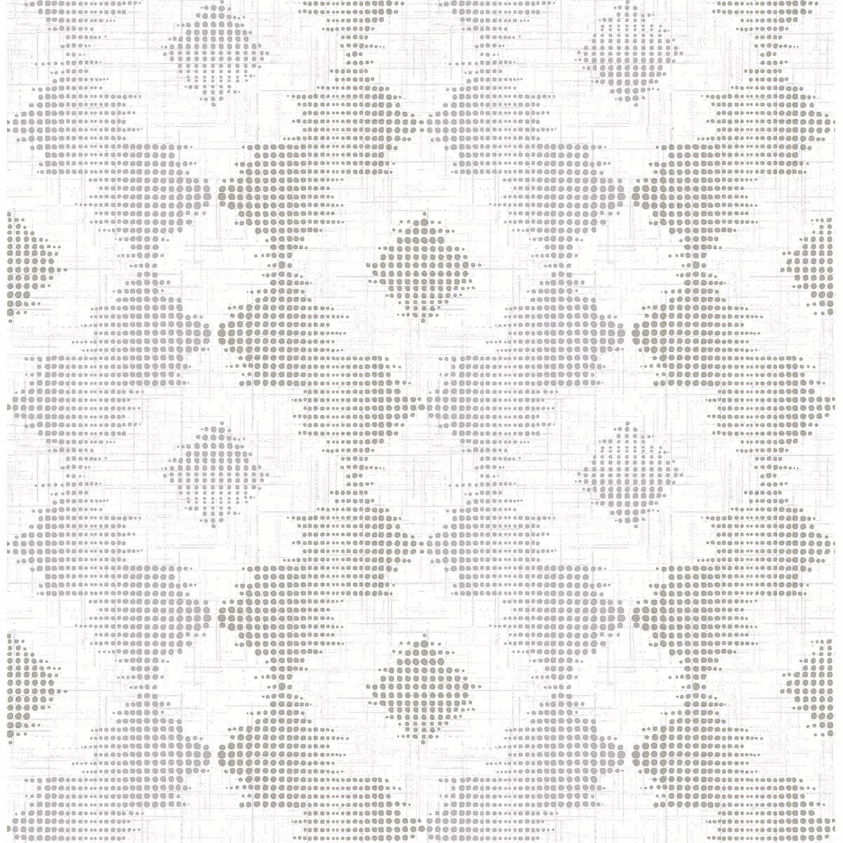 Babylon Metallic Abstract Floral Wallpaper