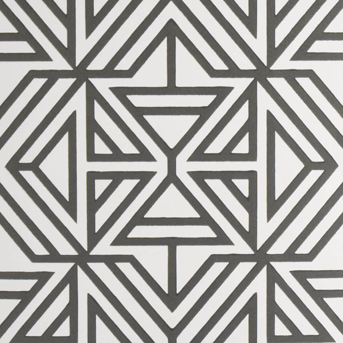 Helios Taupe Geometric Wallpaper
