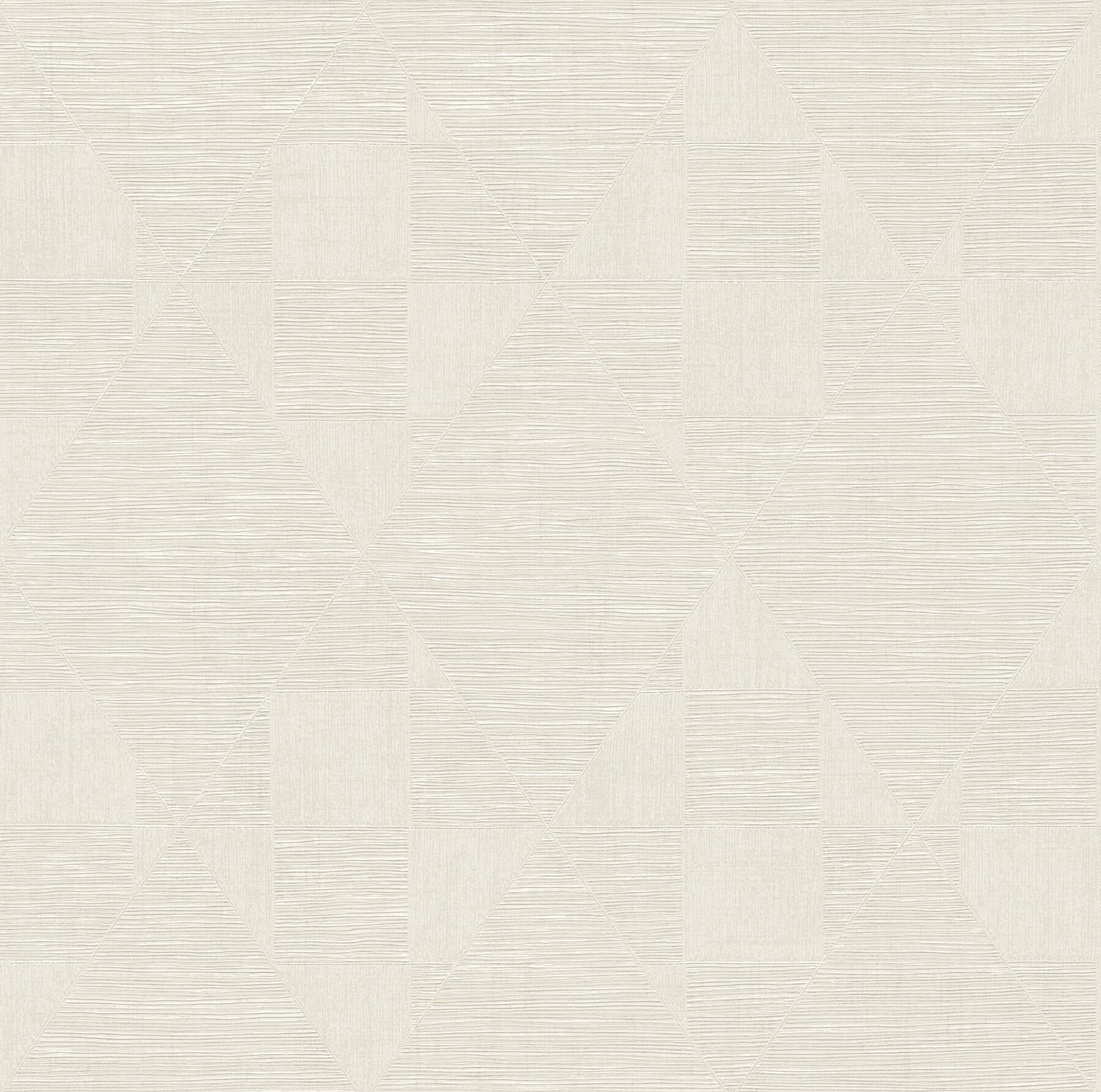 Wegener Ivory Geometric Wallpaper