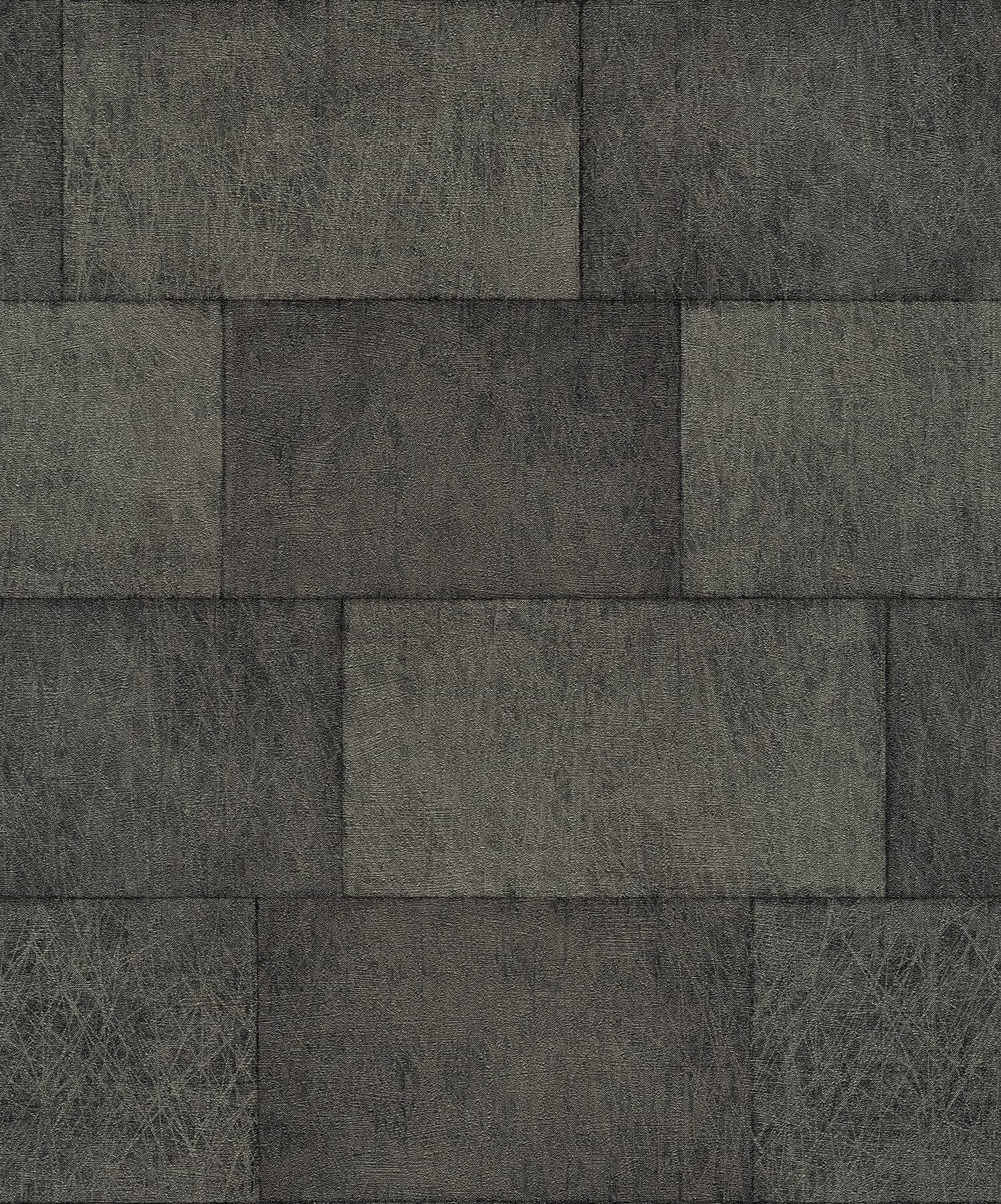 Lyell Charcoal Stone Wallpaper