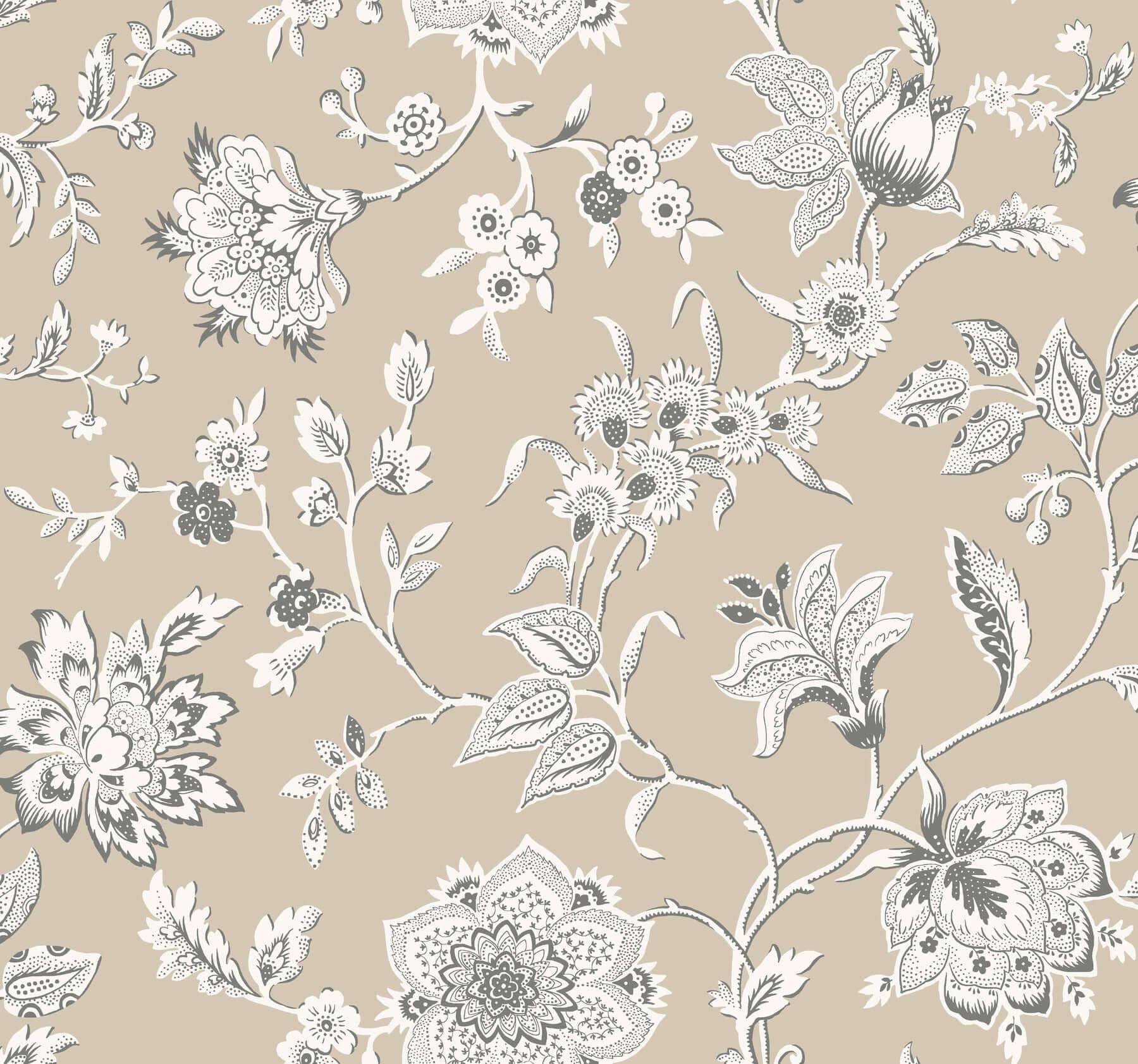 Sutton Wallpaper- Taupe
