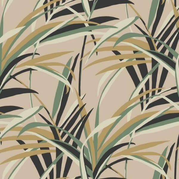 Tropical Paradise Wallpaper- Blush