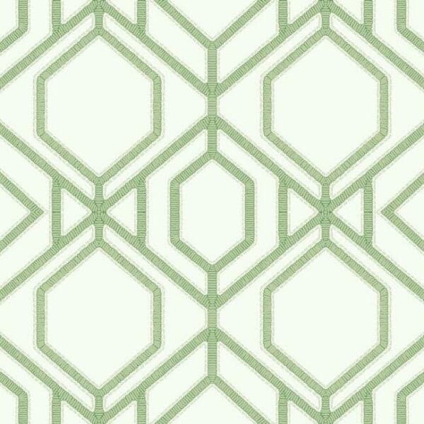 Sawgrass Trellis Wallpaper- Green