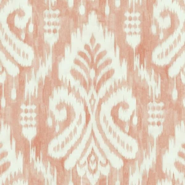 Hawthorne Ikat Wallpaper- Coral