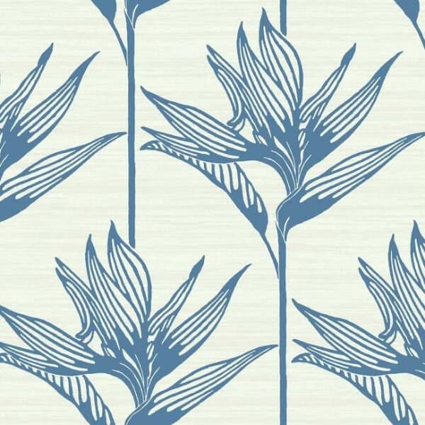 Bird Of Paradise Wallpaper- Blue