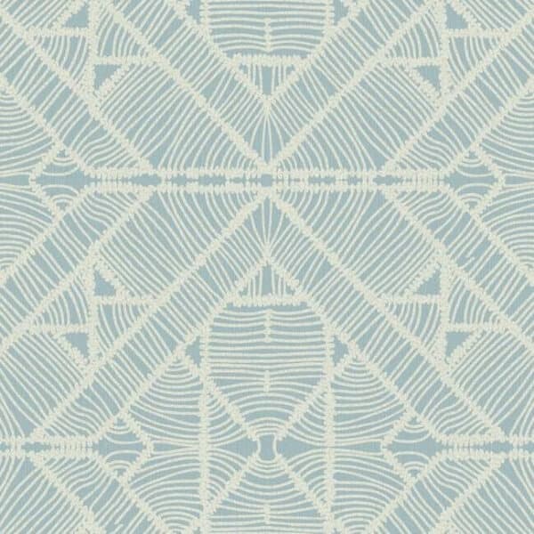 Diamond Macrame Wallpaper- Blue