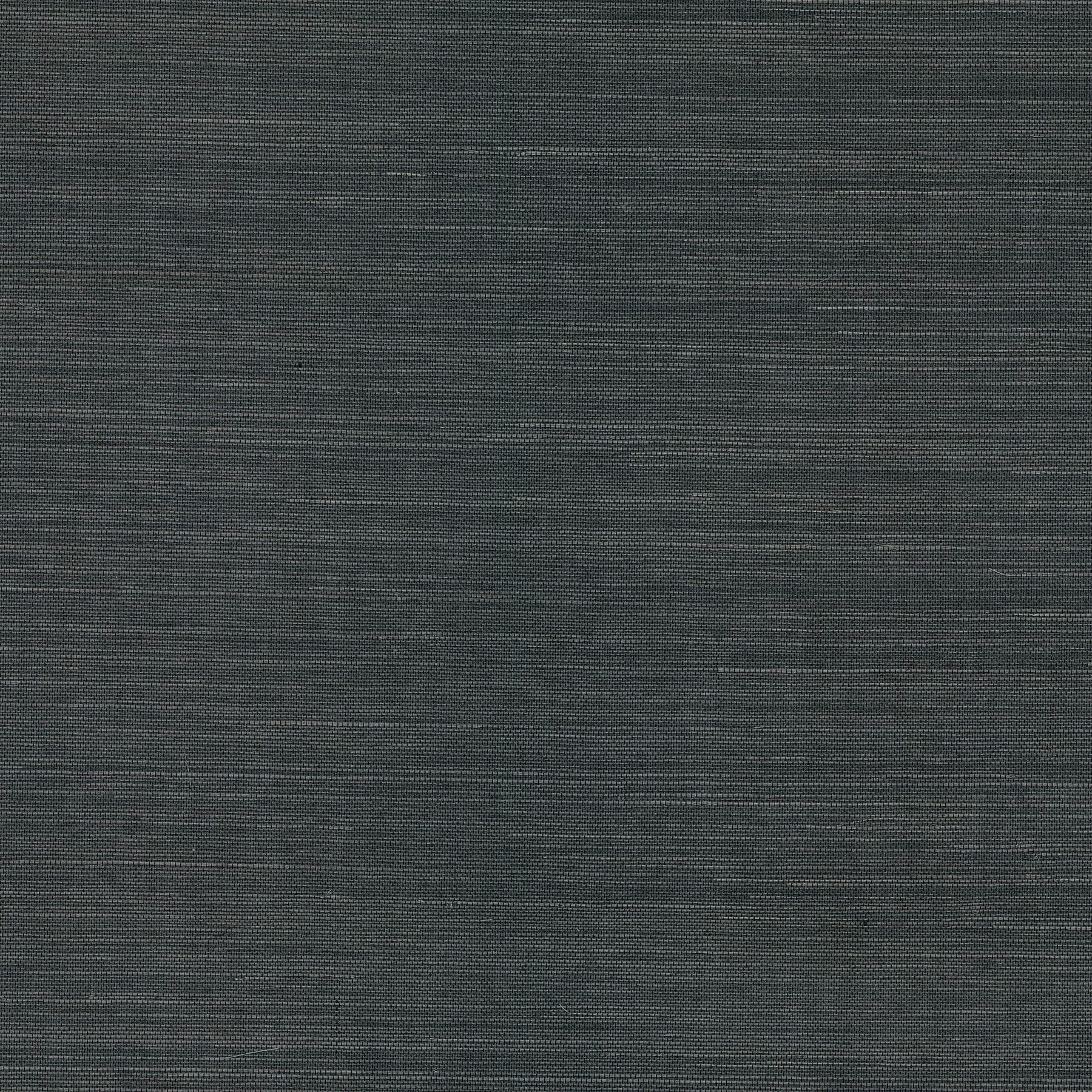 Kowloon Charcoal Sisal Wallpaper