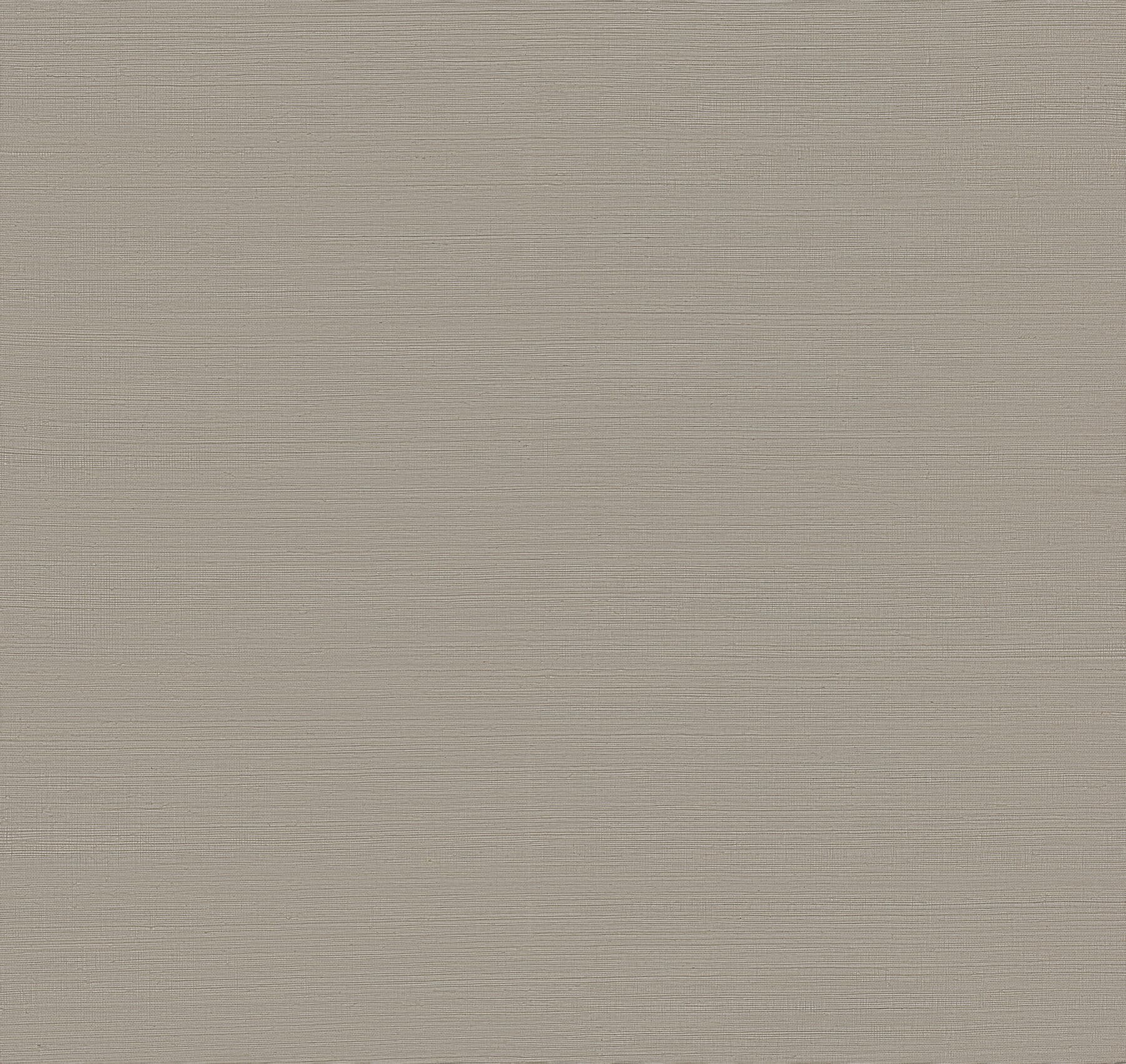 Caihon Silver Grasscloth Wallpaper