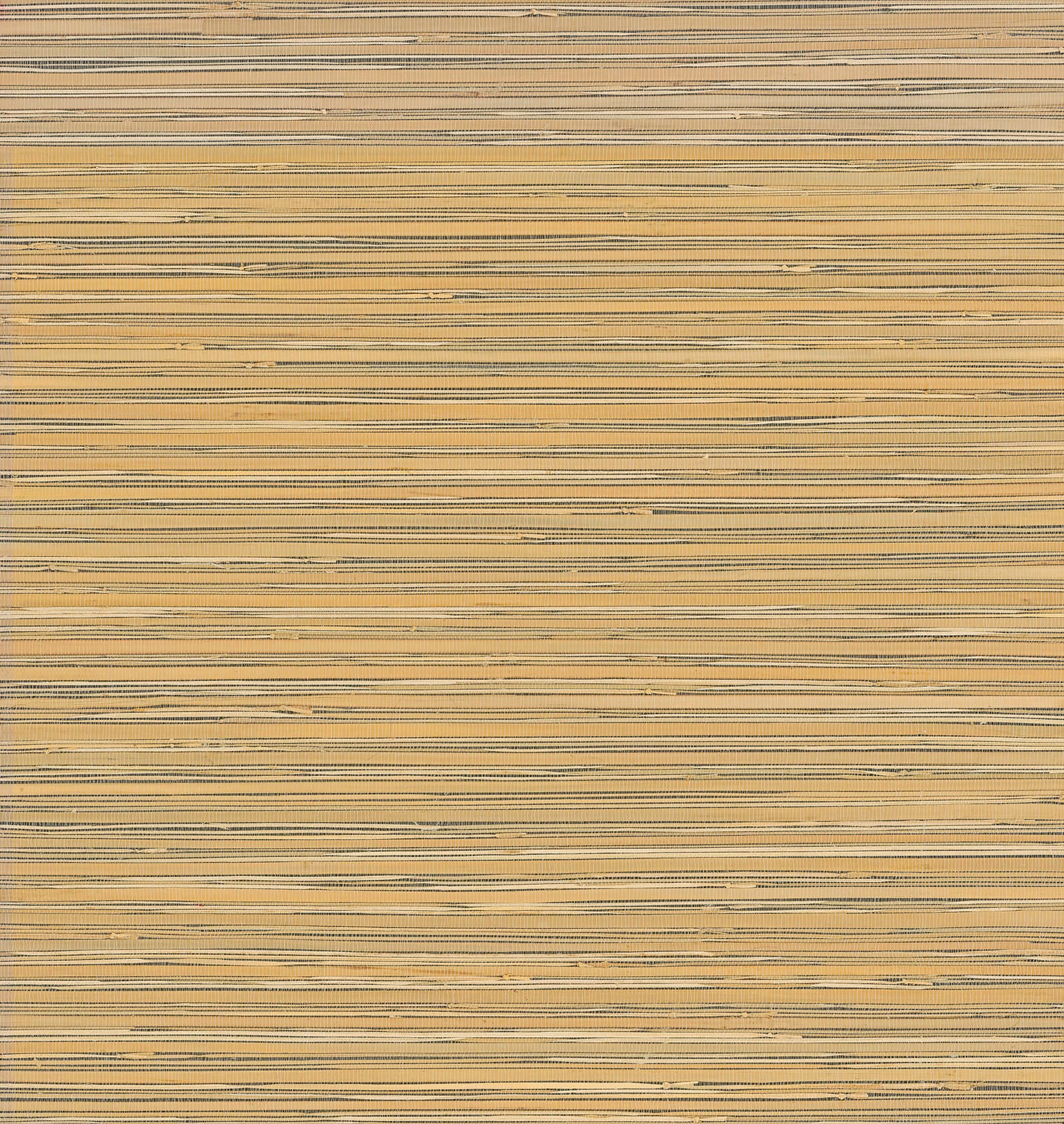 Ushi Black Modern Grasscloth Wallpaper