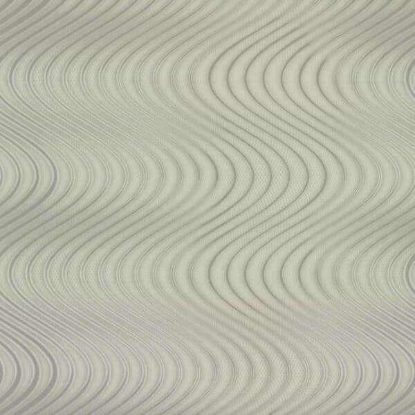 Ocean Swell Wallpaper- Light Gray/Gray