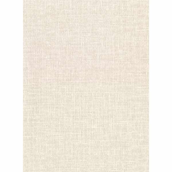 Upton Eggshell Faux Linen Wallpaper