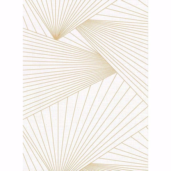 Berkeley Off-White Geometric Faux Linen Wallpaper