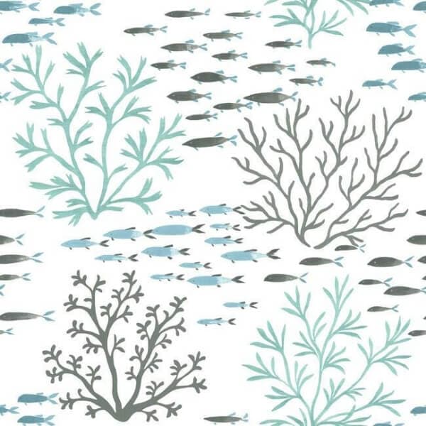 Marine Garden Wallpaper- Ocean/Fog