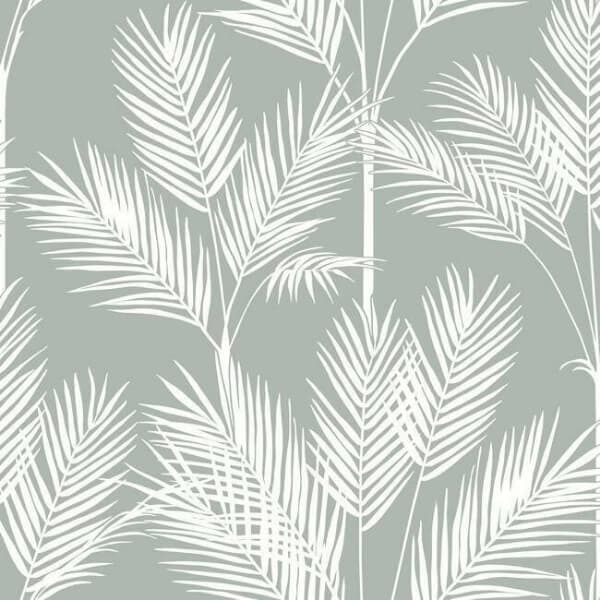 King Palm Silhouette Wallpaper- Fog
