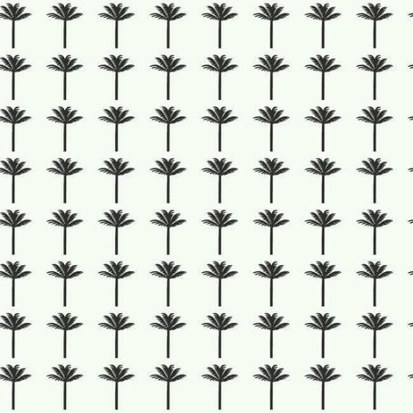 Palm Bay Wallpaper- Black