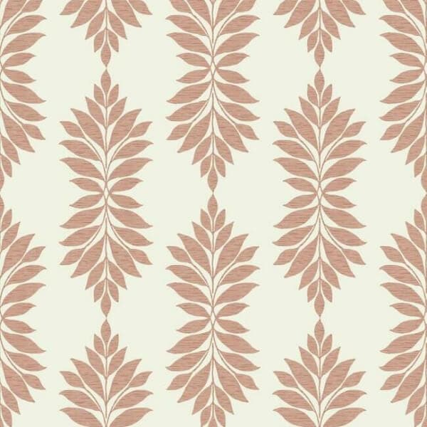 Broadsands Botanica Wallpaper- Coral/Sand