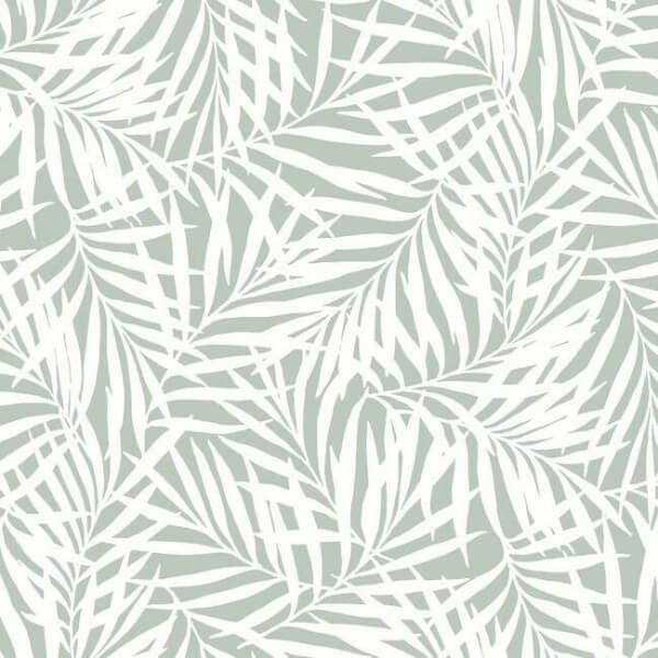 Oahu Fronds Wallpaper- Eucalyptus