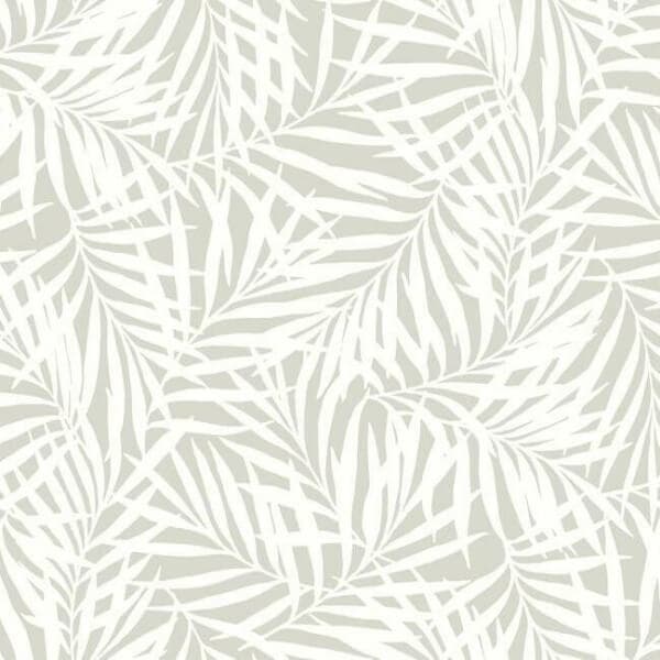Oahu Fronds Wallpaper- Linen