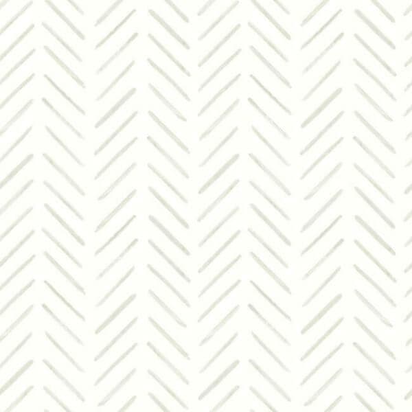Painted Herringbone Wallpaper- Sand