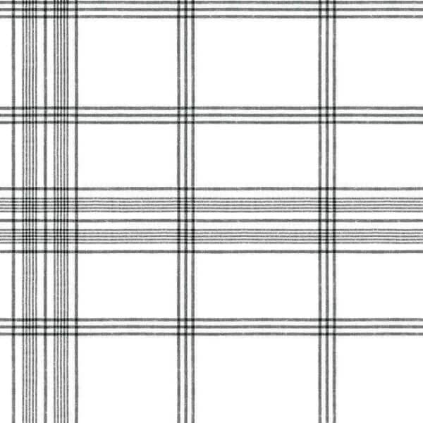 Charter Plaid Wallpaper- Black