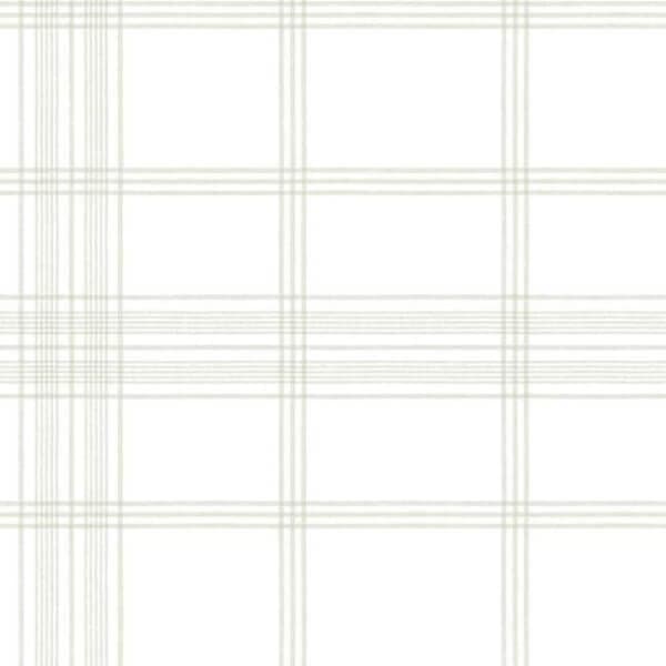 Charter Plaid Wallpaper- Sand