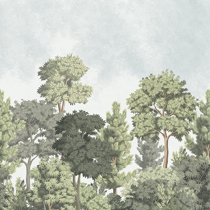 Delamere Green Wall Mural