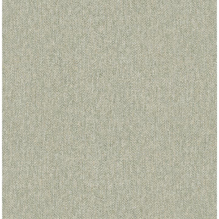 Herringbone Green Tweed Wallpaper
