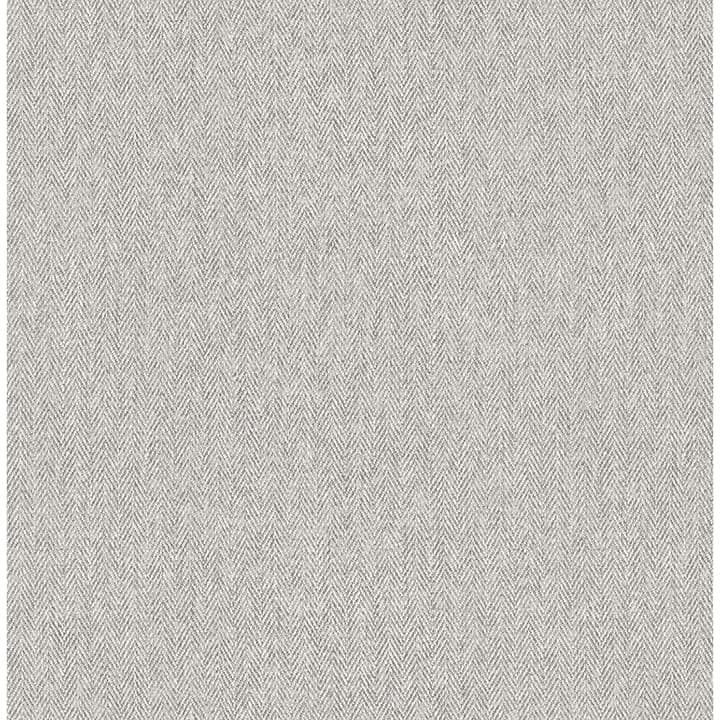 Herringbone Grey Tweed Wallpaper