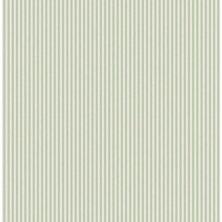 Ticking Light Green Stripe Wallpaper